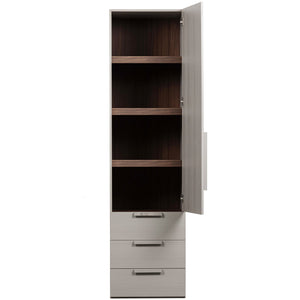 WOOOD Rens 1-deurs legkast Pebble Grey