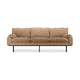 HKliving Retro 3-zitsbank Corduroy Rib Brown