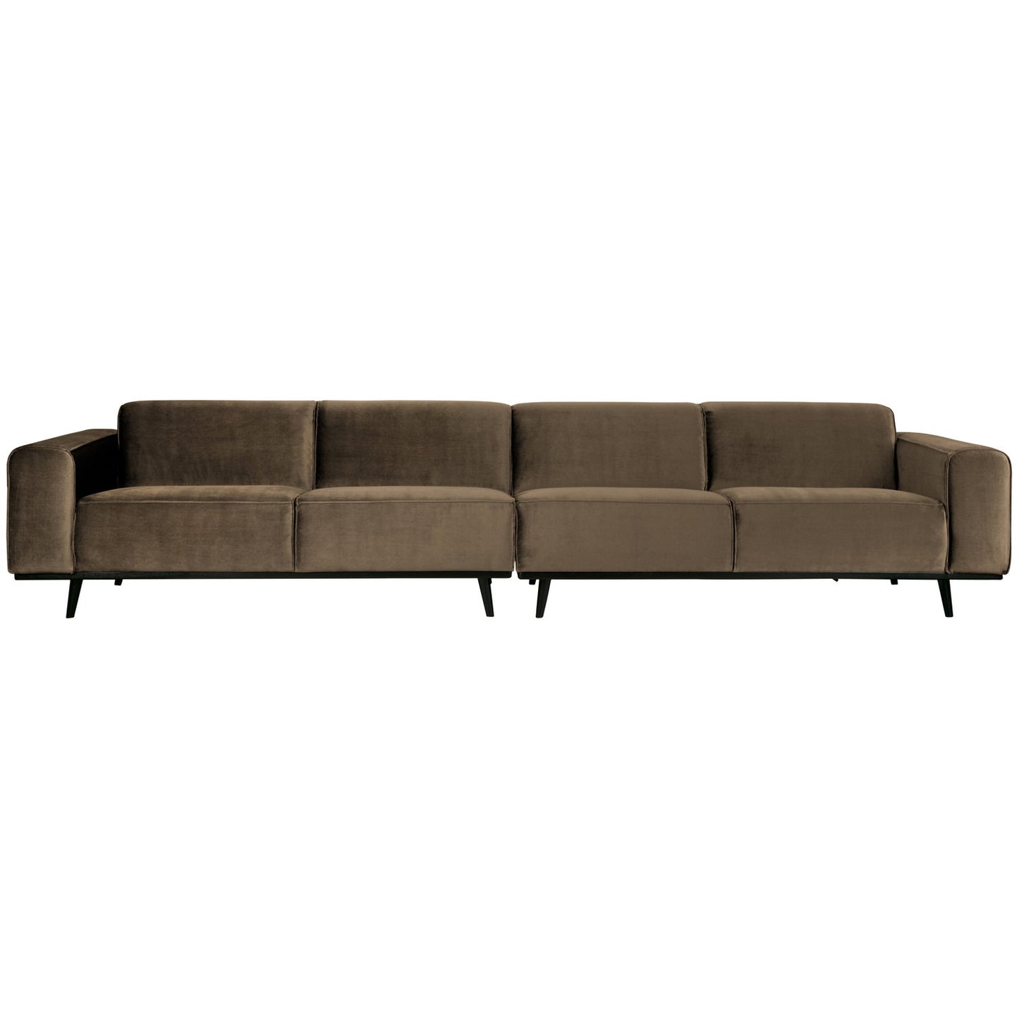 WOOOD Statement XL 4-zits bank 372 cm Velvet Taupe