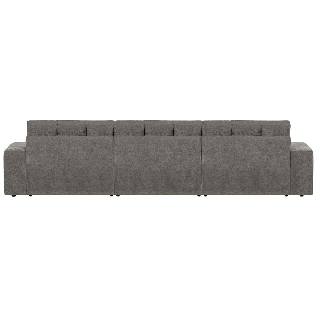 WOOOD Second Date chaise longue bank rechts velvet Grijs