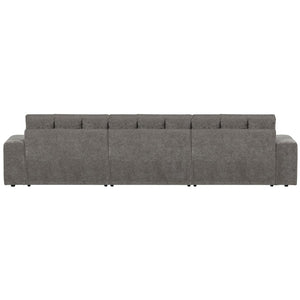 WOOOD Second Date chaise longue bank rechts velvet Grijs