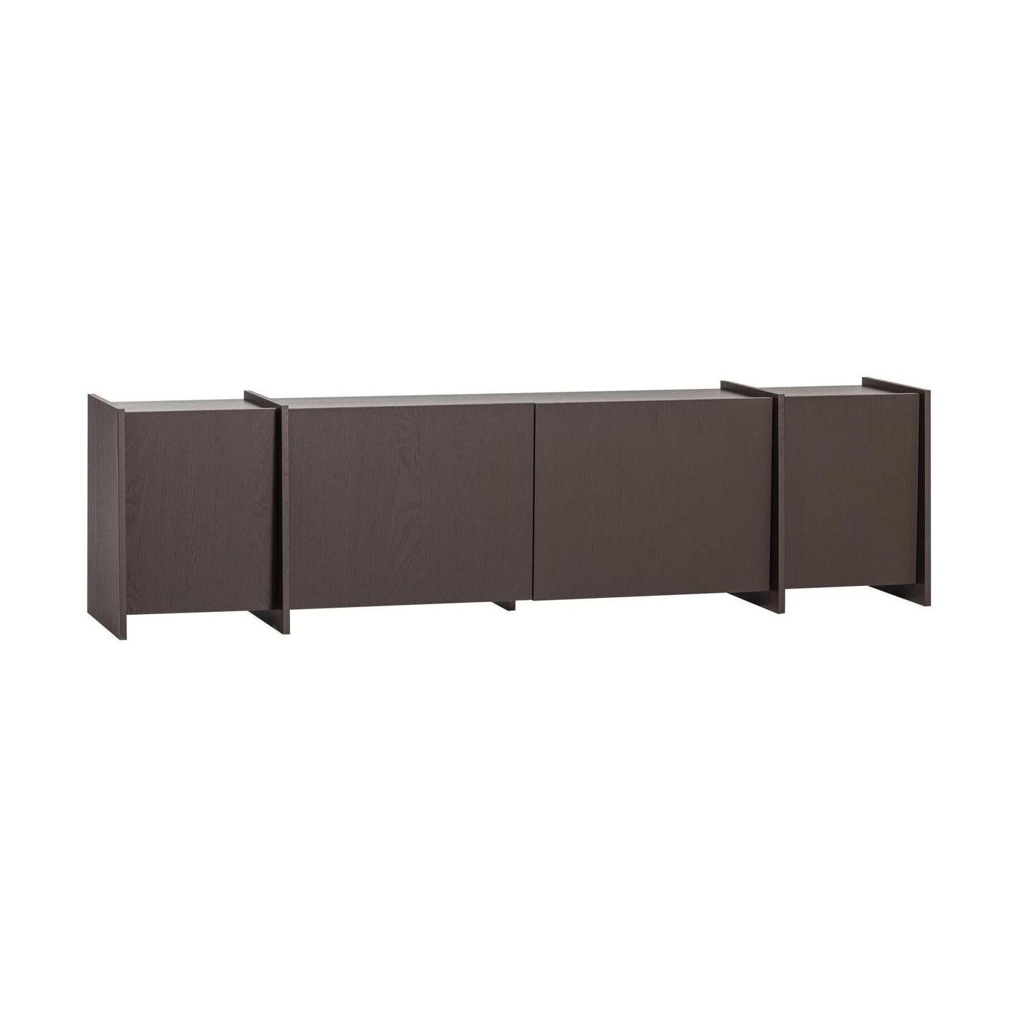 WOOOD Brock tv-meubel 200 cm Middenbruin