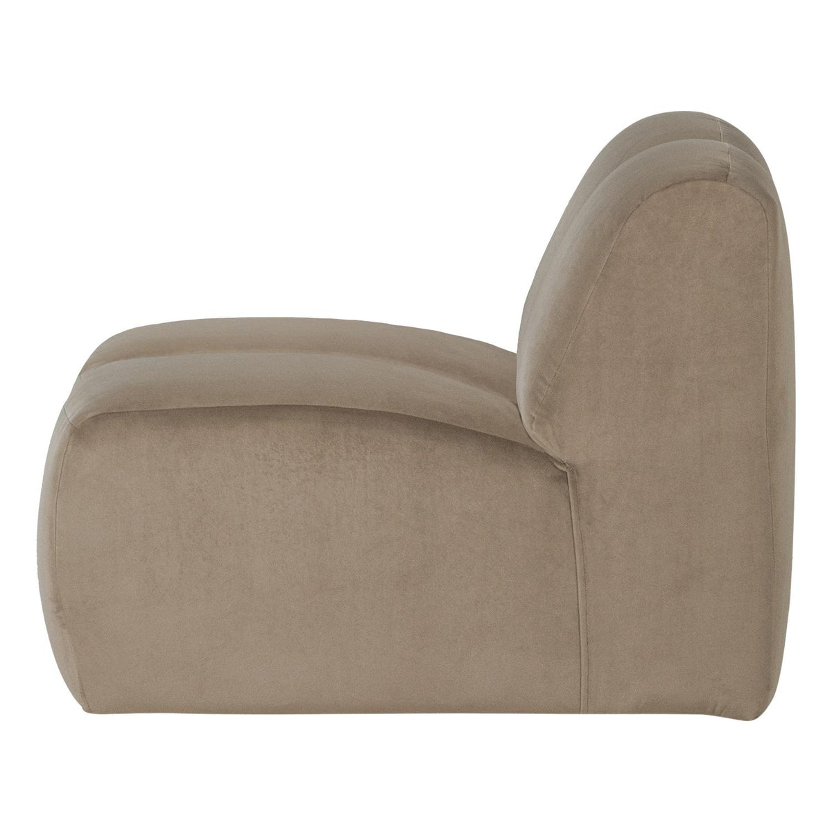 WOOOD Mojo 1-zits bank velvet Khaki