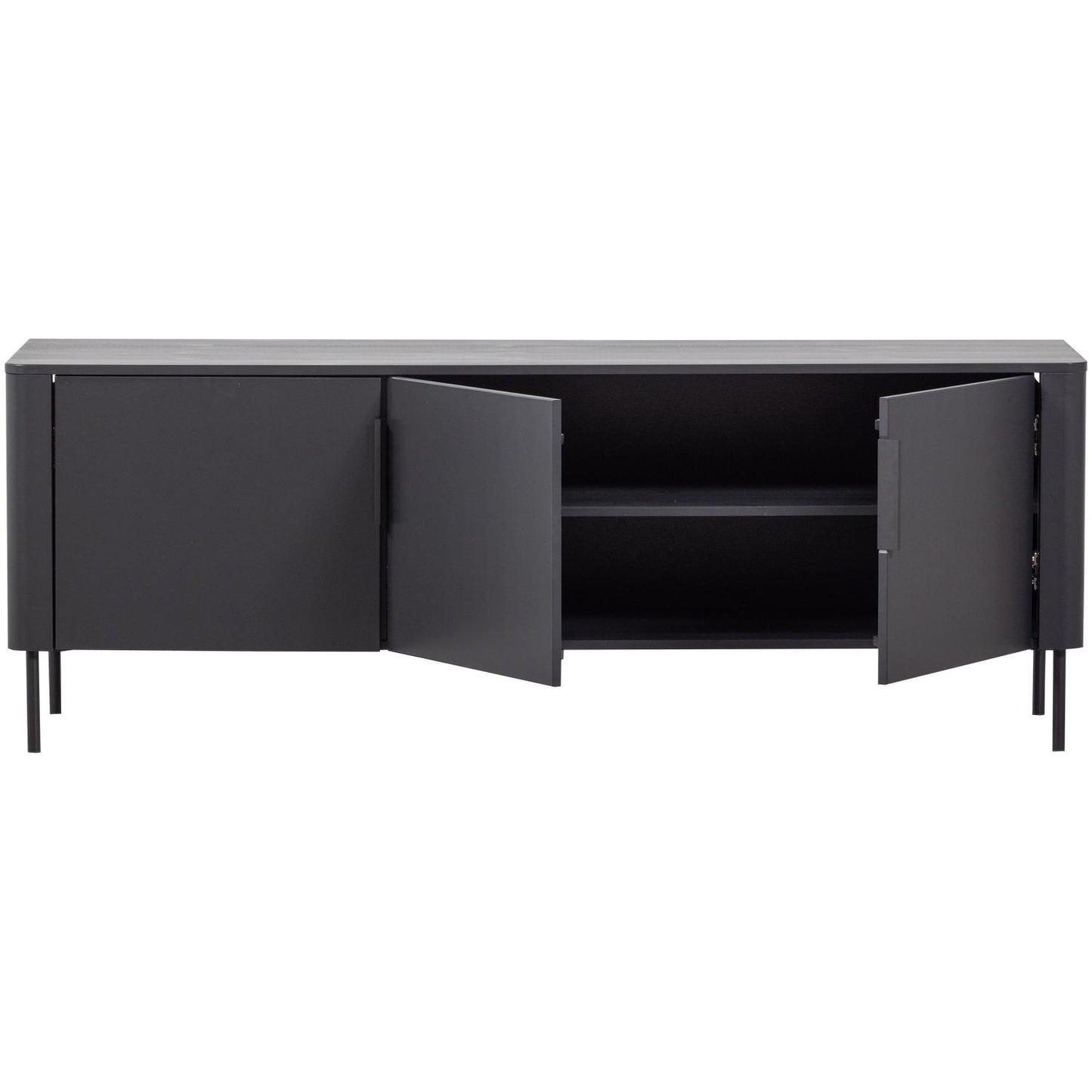 WOOOD Gunnar tv-meubel 154 cm Matzwart