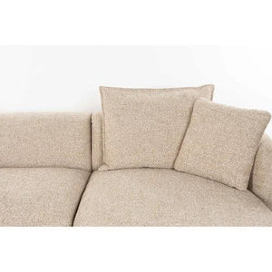 Zuiver Stones 3-zitsbank Chaise Longue links Lichtbruin