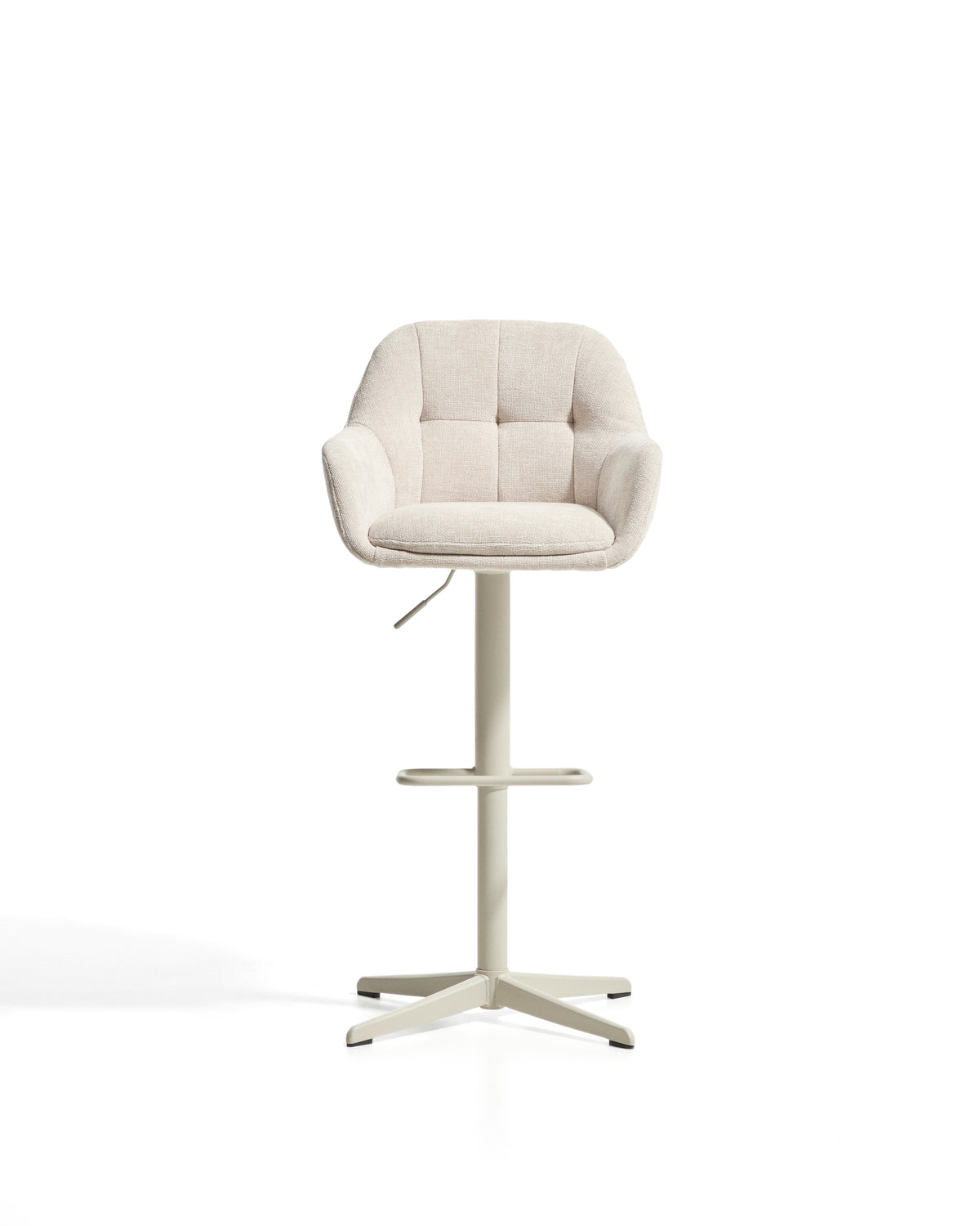 Kave Home Dorina verstelbare barkruk Beige