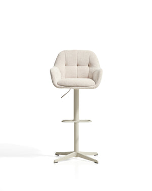 Kave Home Dorina verstelbare barkruk Beige