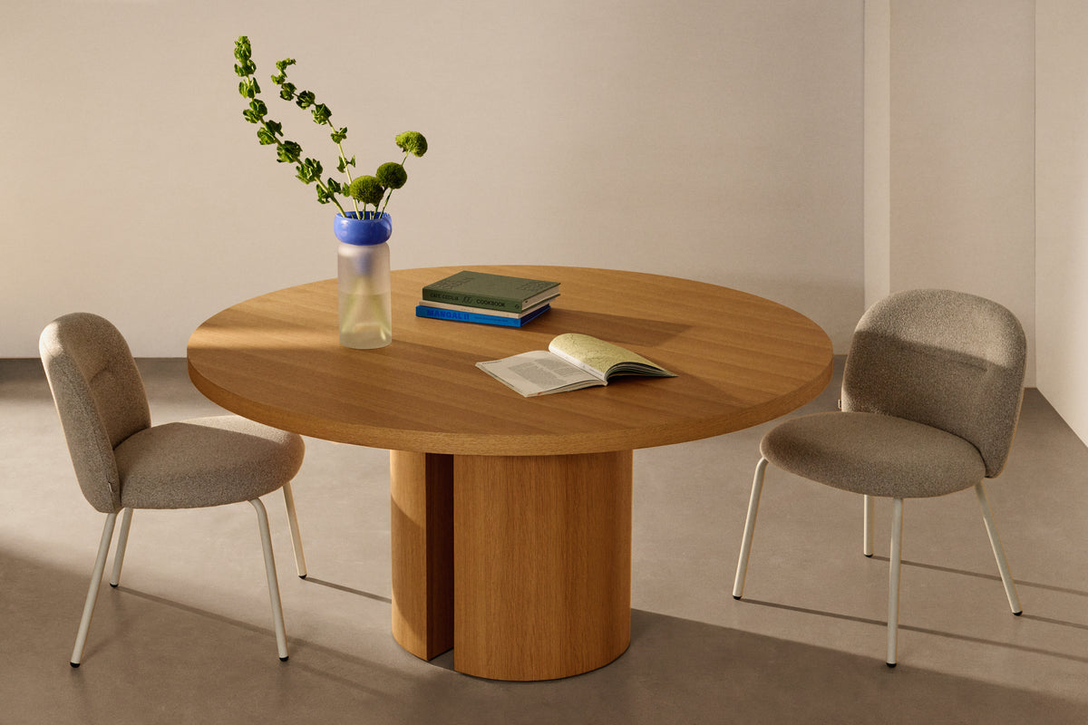 Kave Home Arino eetkamerstoel chenille Beige