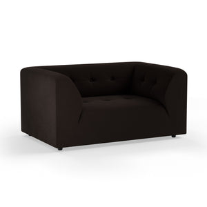 HKliving Vint loveseat Royal Velvet Espresso