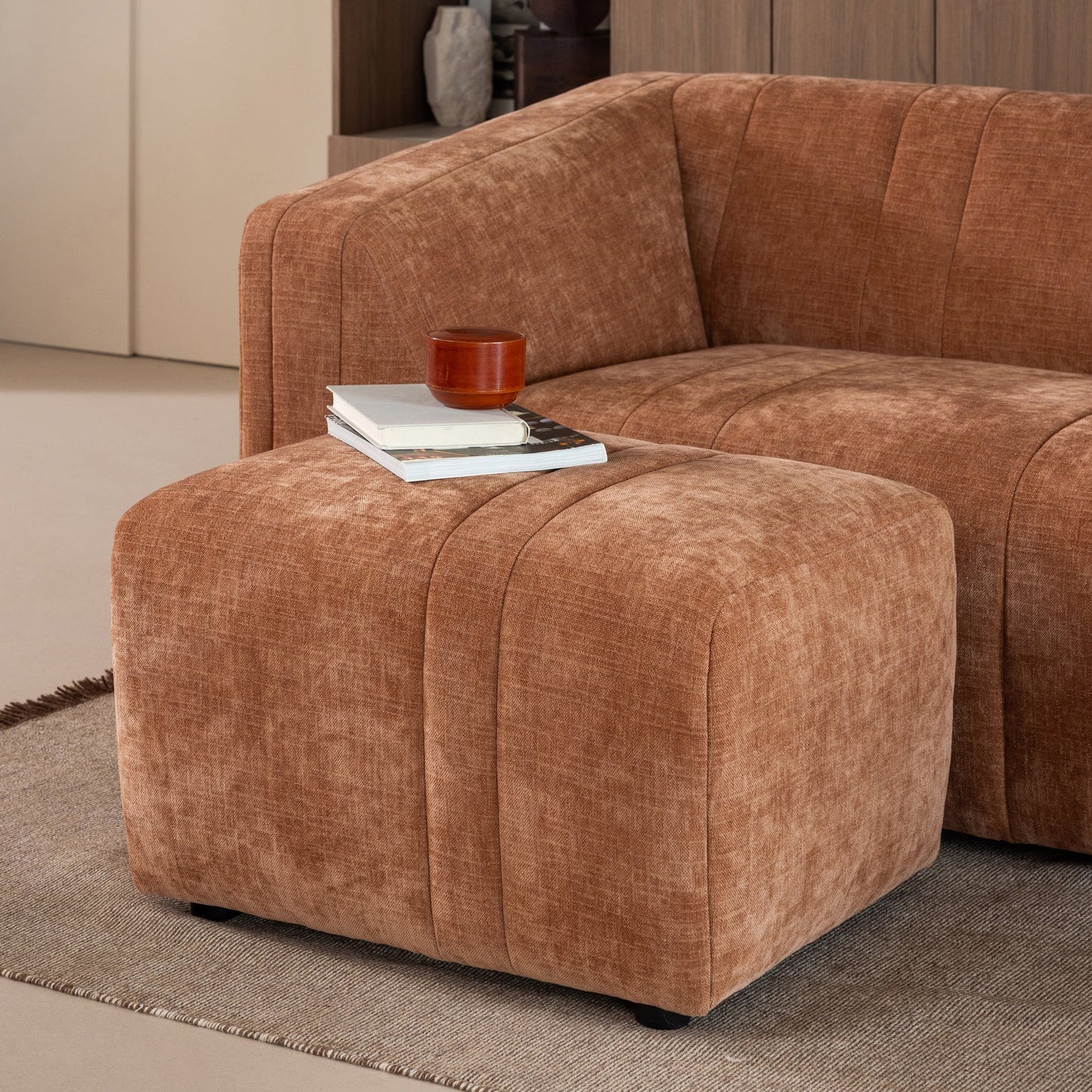 WOOOD Omaire hocker Lichtroze