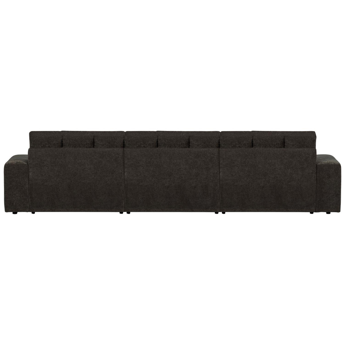 WOOOD Second Date chaise longue bank rechts velvet Antraciet
