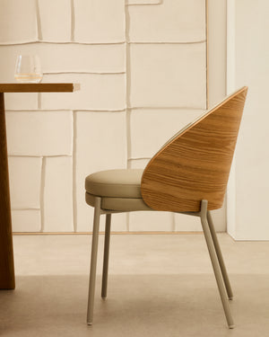 Kave Home Eamy eetkamerstoel Beige