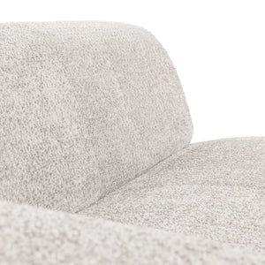 WOOOD Mojo Base 2-zits bank arm links wollig Ecru
