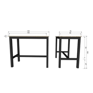 WOOOD Silas tv-meubel 120 cm Dust