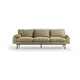 HKliving Retro 4-zitsbank Knotted Sage
