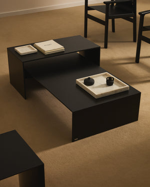 Kave Home Litto salontafel 140x70 cm Black