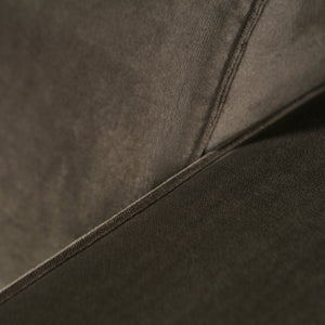WOOOD Statement hoekbank links Velvet Warm Groen