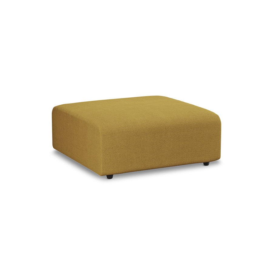 HKliving Jax hocker Linnen Burnt Ochre