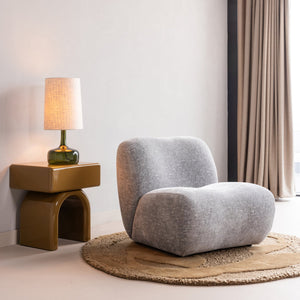 WOOOD Nomu fauteuil velvet Lichtblauw