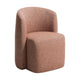 Kave Home Corvena eetkamerstoel chenille Terracotta