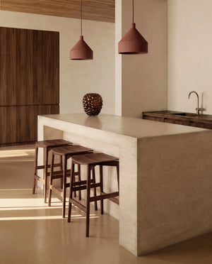 Kave Home Evera barkruk H66 Brown