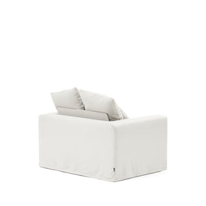 Kave Home Nora fauteuil 140x104 cm Ecru