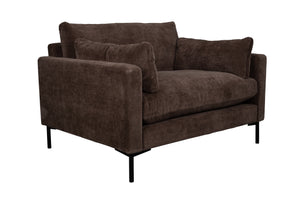 Zuiver Summer fauteuil Donkerbruin