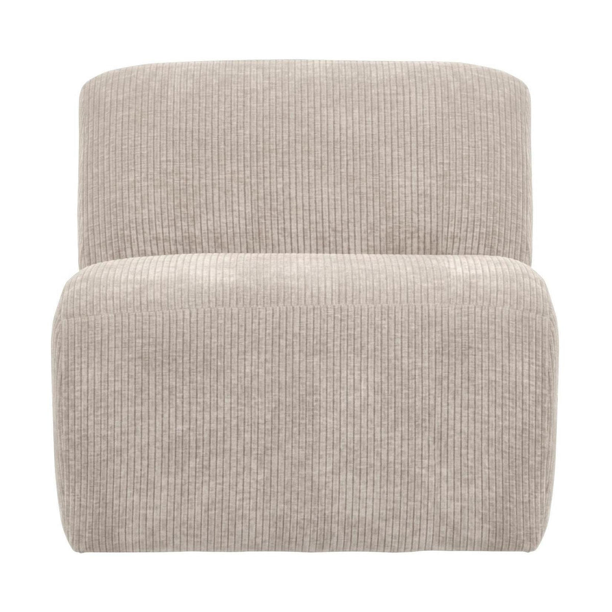WOOOD Mojo Base 1-zits bank rib Ecru