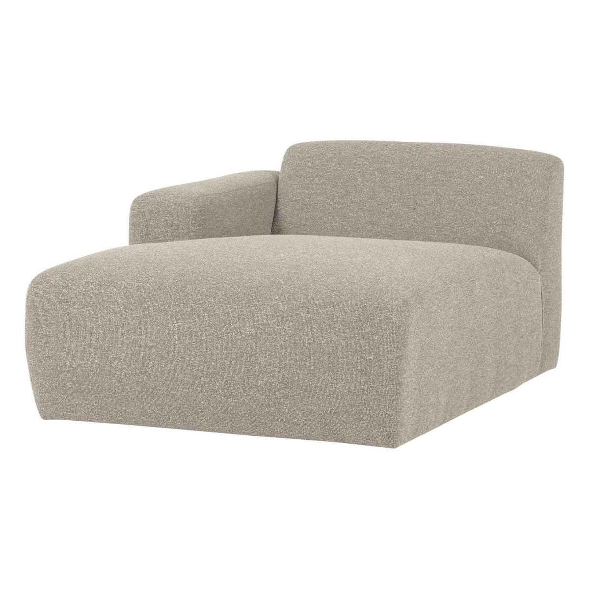 WOOOD Mojo Base chaise longue bank arm links bouclé Beige