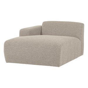 WOOOD Mojo Base chaise longue bank arm links bouclé Beige