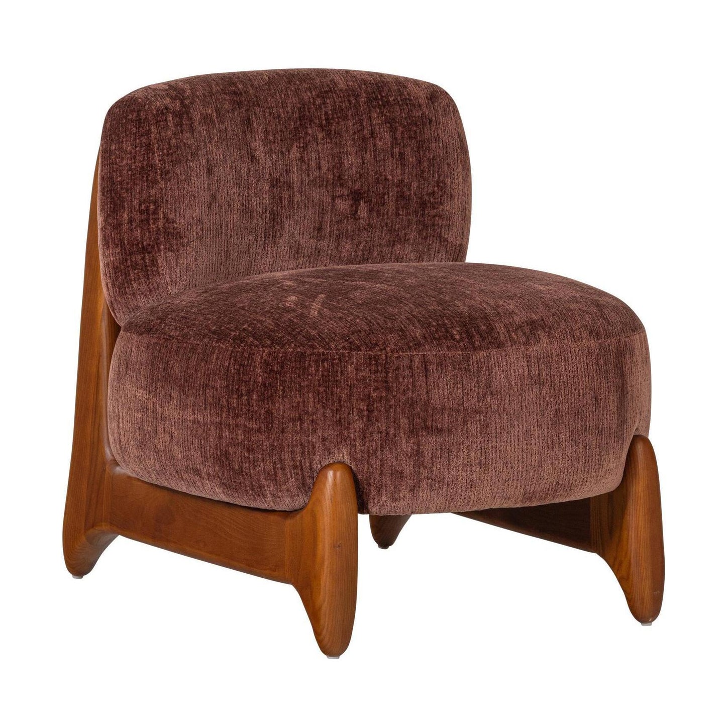 WOOOD Runi fauteuil Paars/Bruin