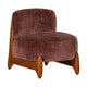 WOOOD Runi fauteuil Paars/Bruin