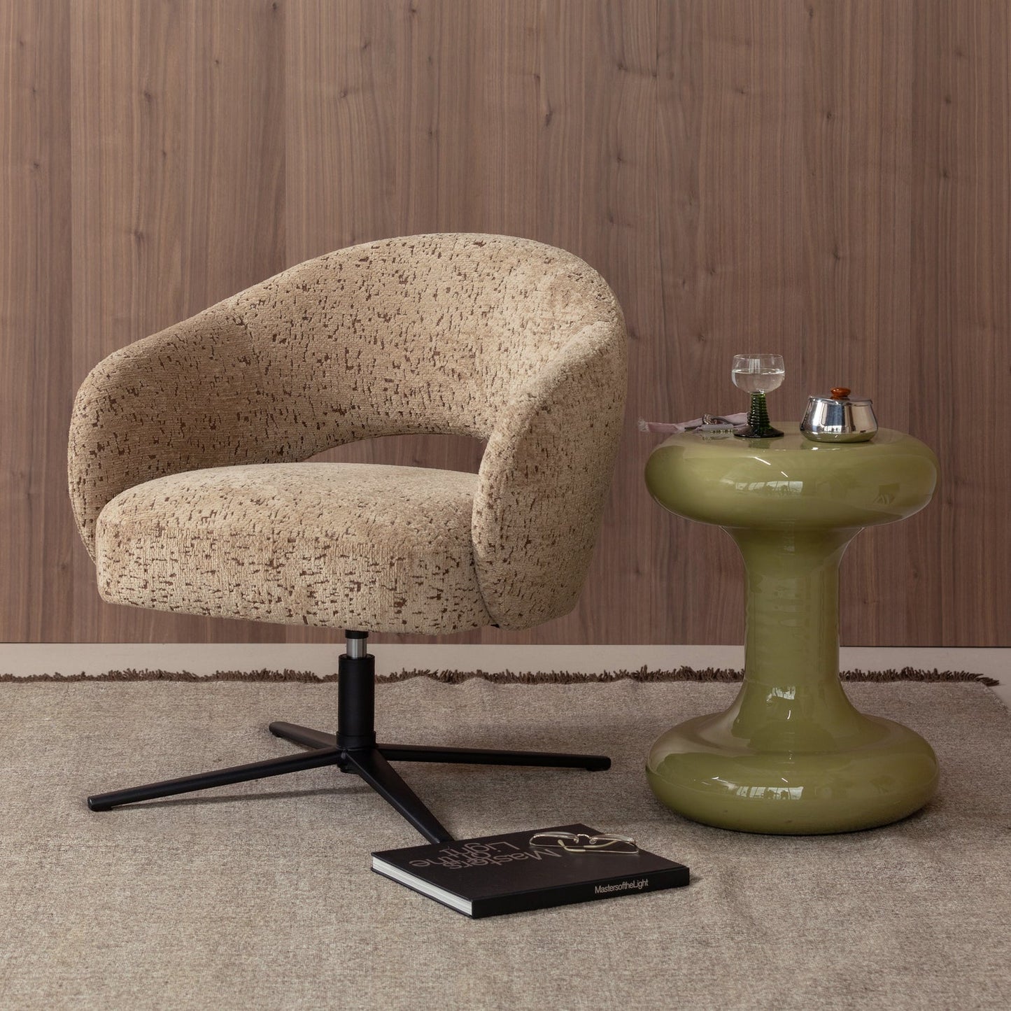 WOOOD Pico fauteuil Zand