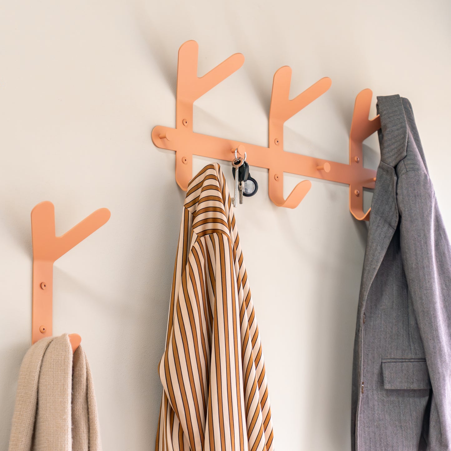 Spinder Design Frondo wandkapstok Clay Terra