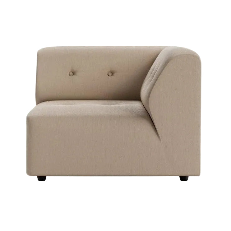HKliving Vint bank right Knotted Beige