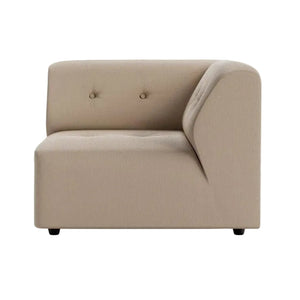 HKliving Vint bank right Knotted Beige