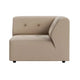 HKliving Vint bank right Knotted Beige