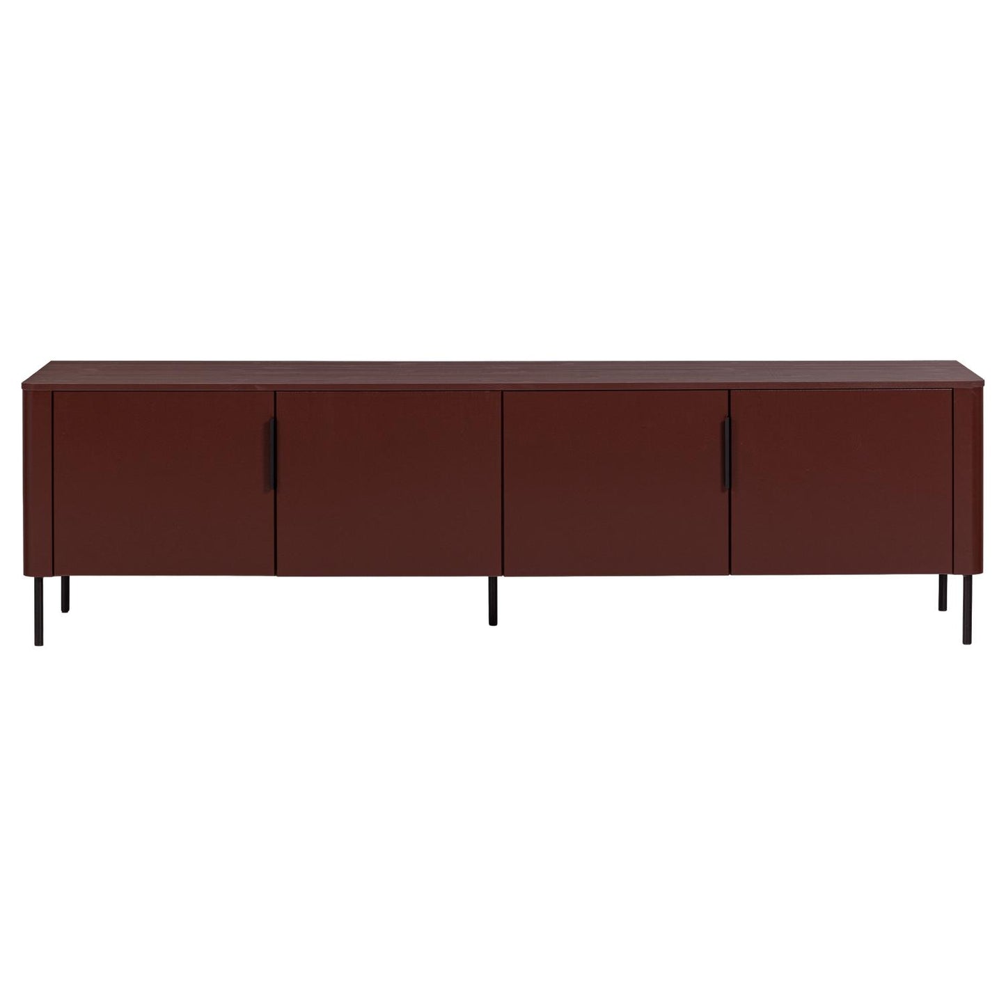 WOOOD Gunnar tv-meubel 200 cm Bordeauxrood