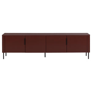 WOOOD Gunnar tv-meubel 200 cm Bordeauxrood