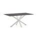 Kave Home Argo eettafel rechthoek 160x90 cm Black/White