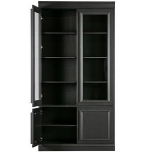 WOOOD Organize vitrinekast Matzwart