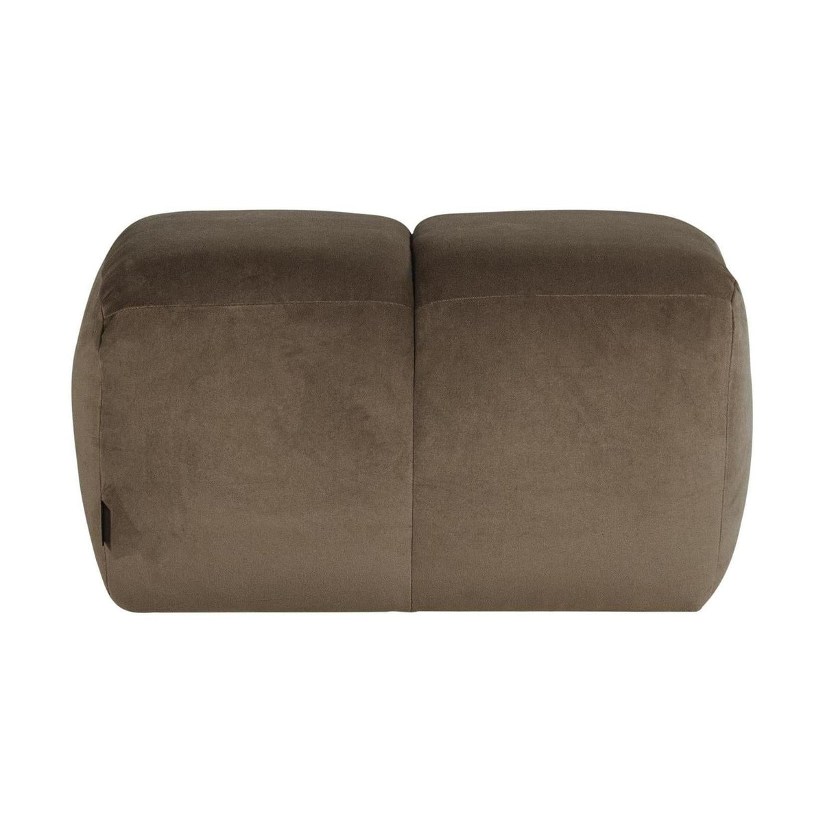 WOOOD Mojo poef velvet Taupe