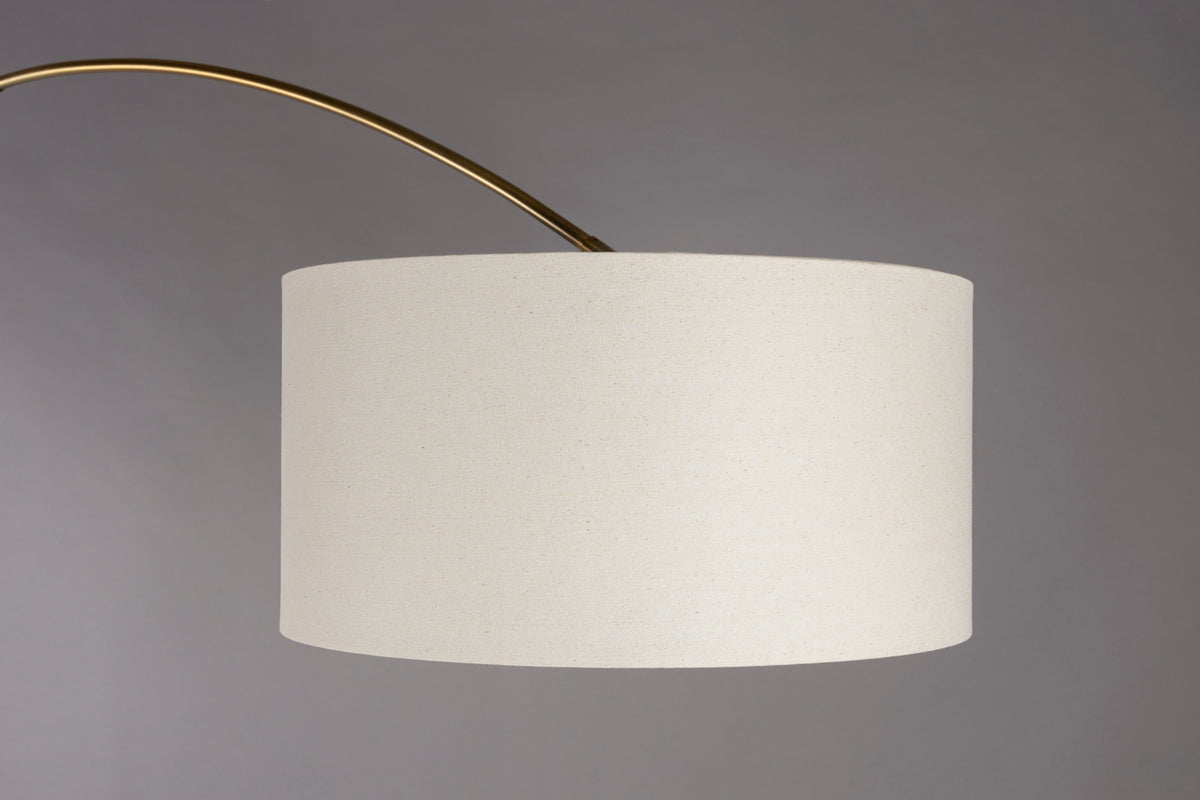 Dutchbone Archie vloerlamp Wit en Goud