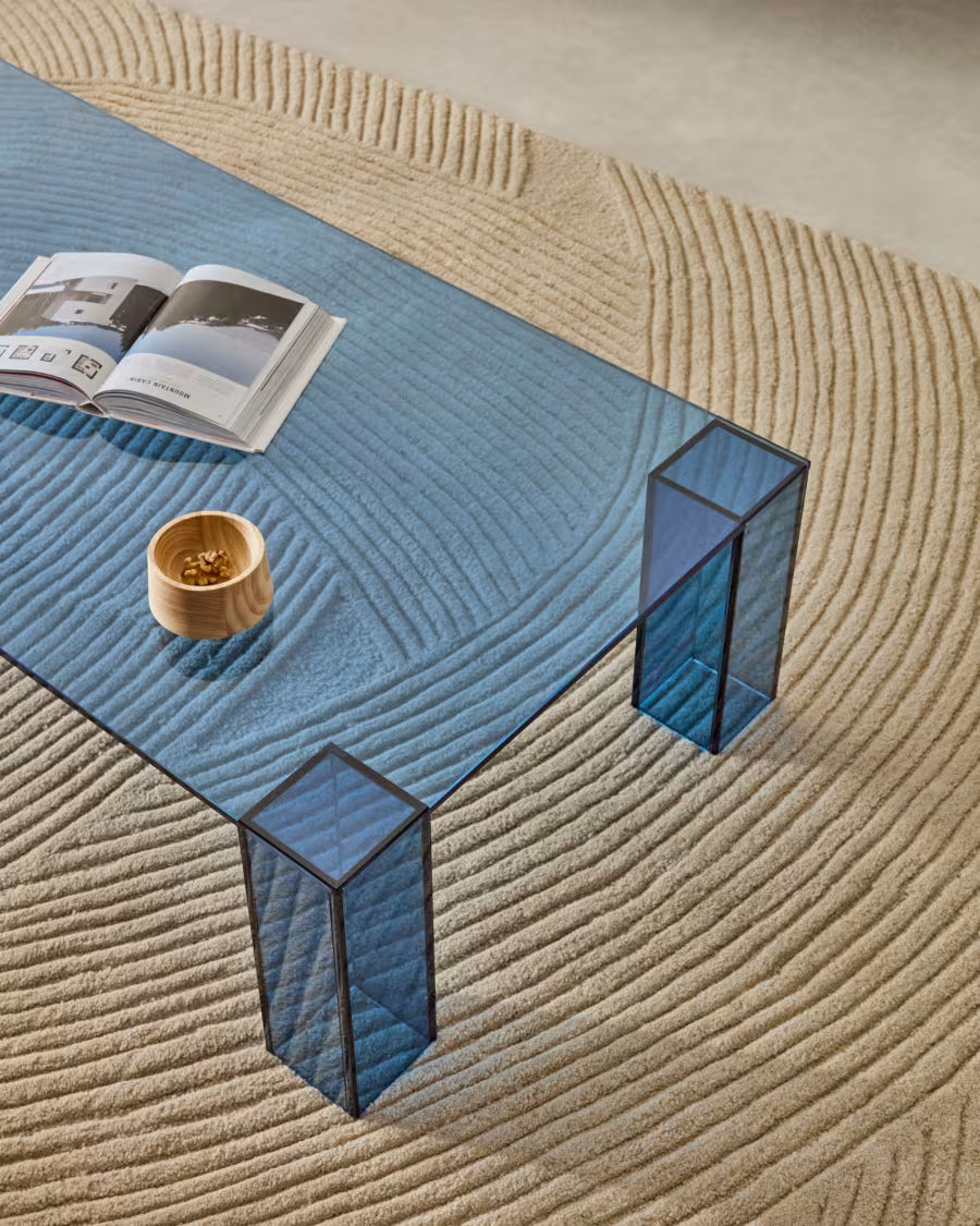 Kave Home Adularia salontafel 140x60 Blauw