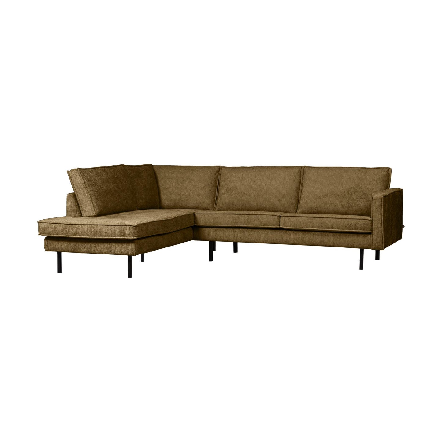 WOOOD Rodeo hoekbank links velvet Brass