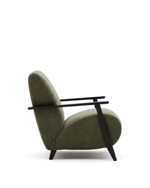 Kave Home Meghan fauteuil Green zwart