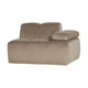 WOOOD Mojo 1-zits bank arm rechts velvet Khaki