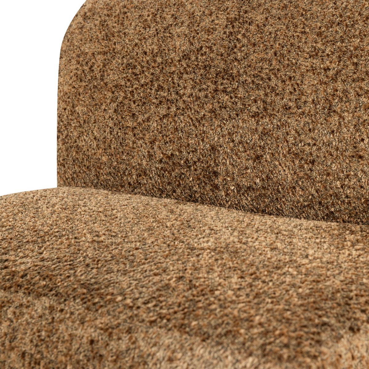 WOOOD Mojo Base eetkamerbank 84 cm met rugleuning wollig Honinggeel