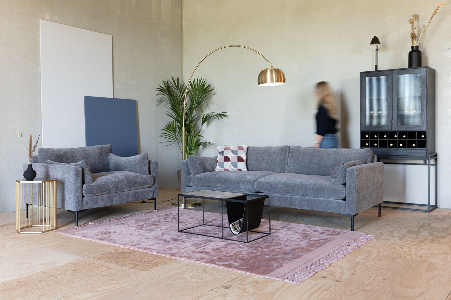 Zuiver Summer fauteuil Anthracite