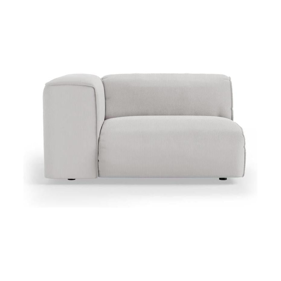HKliving Flake bank left 1,5-seat Corduroy Rib Cream